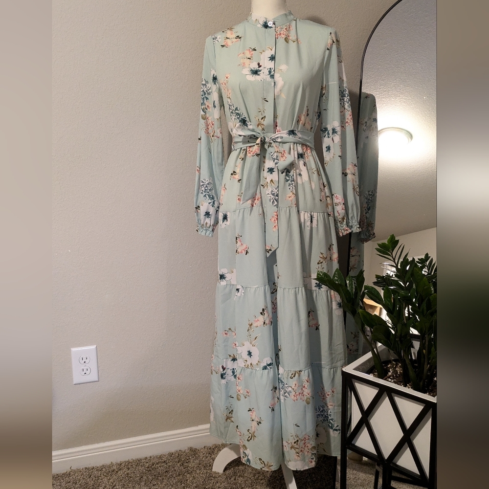 SHEIN Floral Maxi Skirt - Picture 7 of 8